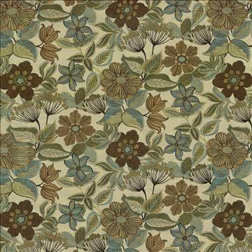 Florrie Tropic by Kasmir Fabric 8003 65% Polyester 35% Viscose CHINA 30,000 Wyzenbeek Double Rubs H: 28 6/8 inches, V: 20 inches 54 - 56 - Fabric Carolina - Kasmir