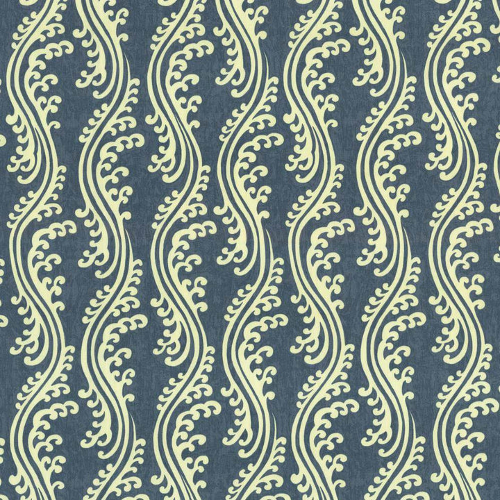 Flouncy Indigo by Kasmir Fabric 5107 100% Cotton
 USA </p><p>Repeat: Horizontal: 7 inches and Vertical: 18 inches 54 - Fabric Carolina -