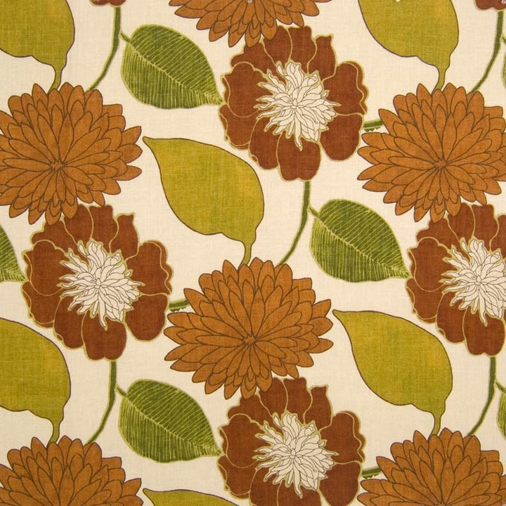 Flower Cart Russet by Kasmir Fabric 1367 55% Flax
45% Viscose
 CHINA 9,000 Wyzenbeek Double Rubs Horizontal: 27 inches and Vertical: 25 2/8 inches 54 - Fabric Carolina -