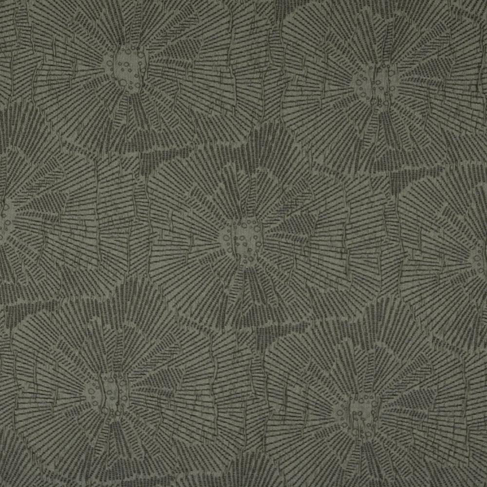 Flower Child Black Flannel by Kasmir Fabric 1344 42% Rayon 41% Polyester 17% Acrylic USA 30,000 Wyzenbeek Double Rubs H: 11 3/8 inches, V:9 inches 50 - Fabric Carolina - Kasmir