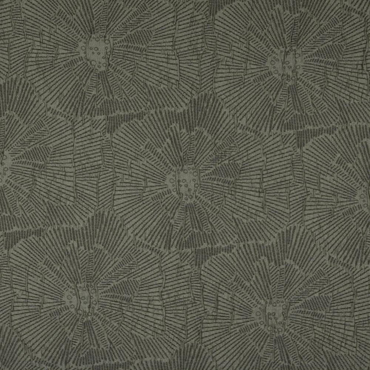 Flower Child Black Flannel by Kasmir Fabric 1344 42% Rayon 41% Polyester 17% Acrylic USA 30,000 Wyzenbeek Double Rubs H: 11 3/8 inches, V:9 inches 50 - Fabric Carolina - Kasmir