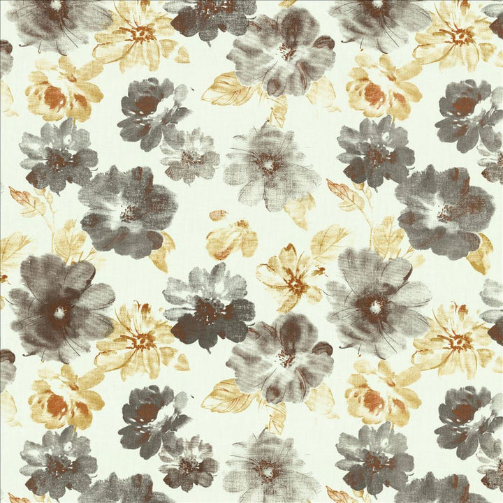Flower Garden Burnt Orange by Kasmir Fabric 5155 91% Linen
9% Cotton
 CHINA 30,000 Martindale Cycles Horizontal: 24 6/8 inches and Vertical: 24 4/8 inches 55 - Fabric Carolina -