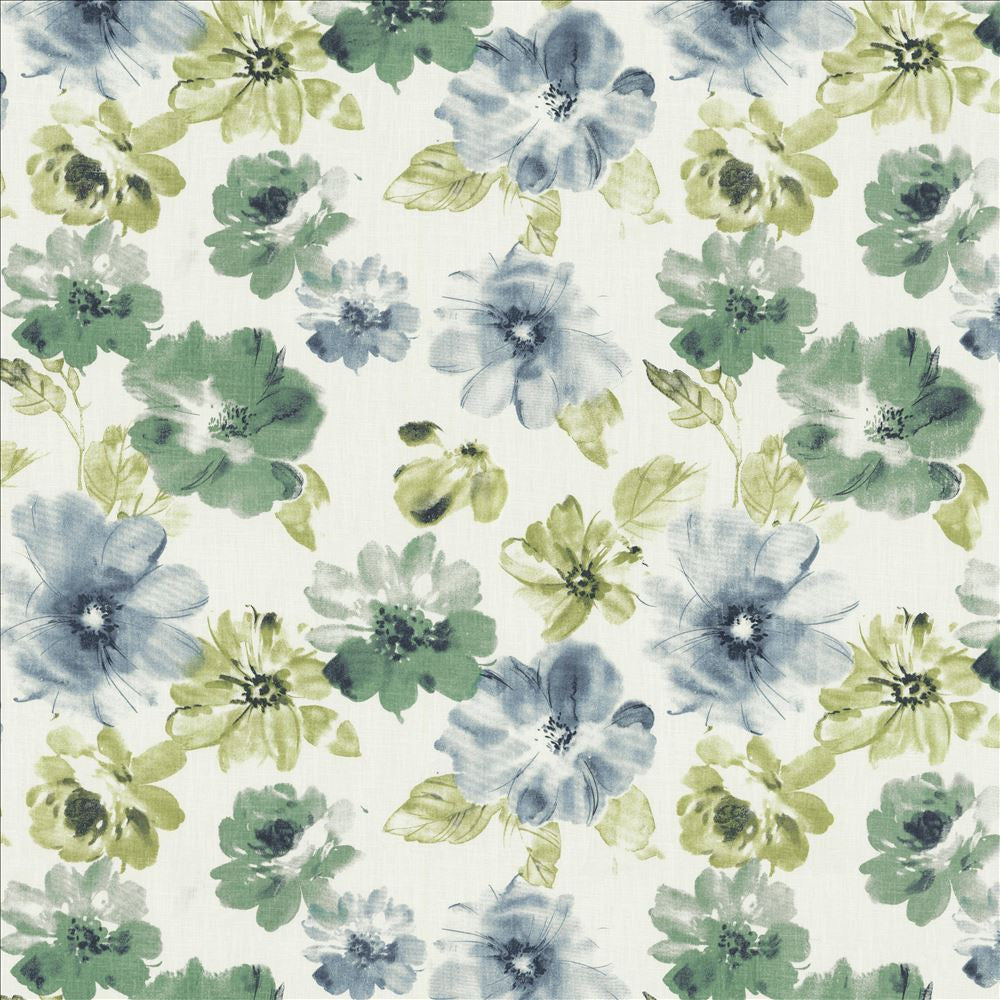 Flower Garden Harbor  by Kasmir Fabric See sample 91% Linen
9% Cotton
 CHINA 30,000 Martindale Cycles </p><p>Repeat: Horizontal: 24 6/8 inches and Vertical: 24 4/8 inches 55  - Fabric Carolina -