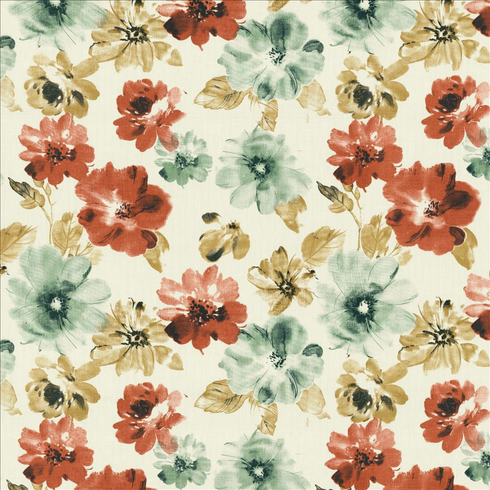 Flower Garden Spice by Kasmir Fabric 5155 91% Linen
9% Cotton
 CHINA </p><p>Repeat: Horizontal: 24 6/8 inches and Vertical: 24 4/8 inches 55 - Fabric Carolina -