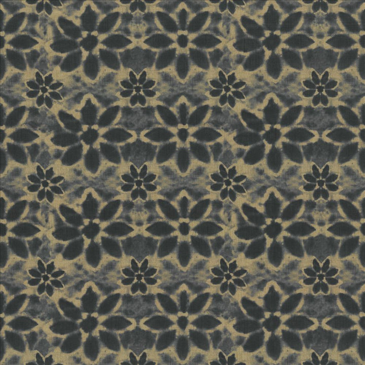 Flower Girl Indigo by Kasmir Fabric 1456 100% Polyester
 INDIA 100,000 Martindale Cycles Horizontal: 17 3/8 inches and Vertical: 17 4/8 inches 54 - Fabric Carolina -