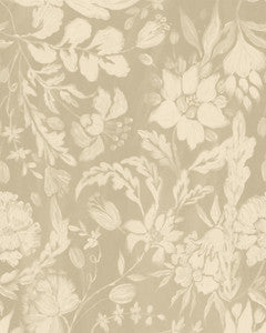 FLOWERY ORNAMENT Taupe Wallpaper (WP30036) by Mind The Gap