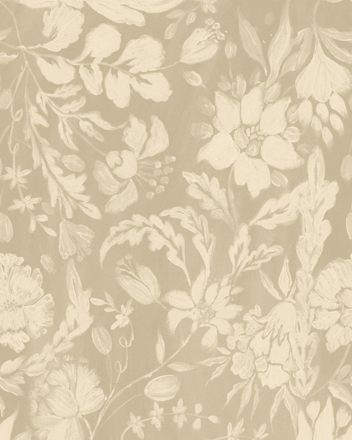 FLOWERY ORNAMENT Taupe Wallpaper (WP30036) by Mind The Gap | WP30036 | TRANSYLVANIAN ROOTS | 1 roll x 20.5 x 393.7 in | 0.52m / 20.5in | 10m / 393.7in | 5.20mp | 80cm / 31.4in | Taupe | Satin Matte | Paste the wall | 1-roll in a box | Fabric Carolina | https://www.fabriccarolina.com/