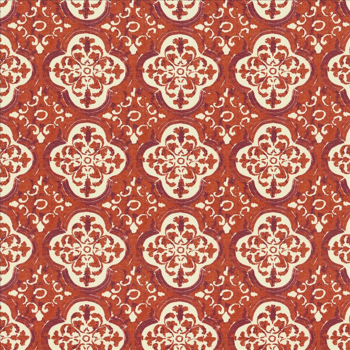 Foil Burnt Orange by Kasmir Fabric 5155 55% Linen
45% Cotton
 CHINA </p><p>Repeat: Horizontal: 9 inches and Vertical: 9 inches 54 - Fabric Carolina -