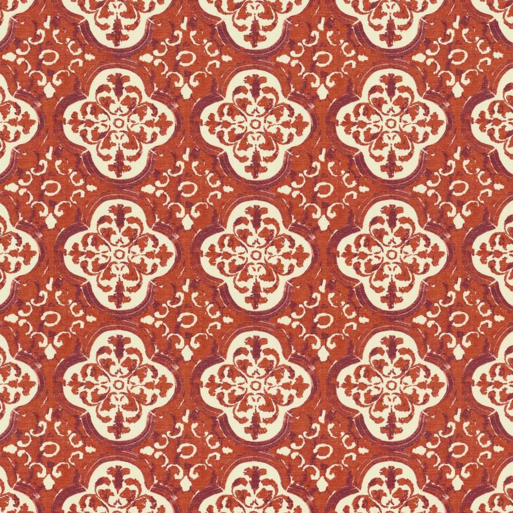 Foil Burnt Orange by Kasmir Fabric 5155 55% Linen
45% Cotton
 CHINA </p><p>Repeat: Horizontal: 9 inches and Vertical: 9 inches 54 - Fabric Carolina -