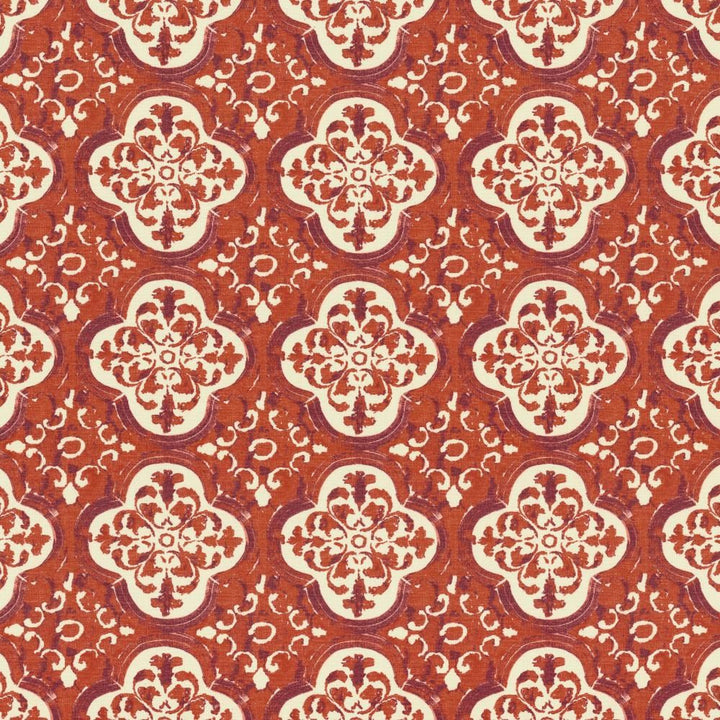 Foil Burnt Orange by Kasmir Fabric 5155 55% Linen
45% Cotton
 CHINA </p><p>Repeat: Horizontal: 9 inches and Vertical: 9 inches 54 - Fabric Carolina -