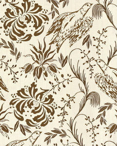 FOLK EMBROIDERY Tobacco Wallpaper (WP30017) by Mind The Gap