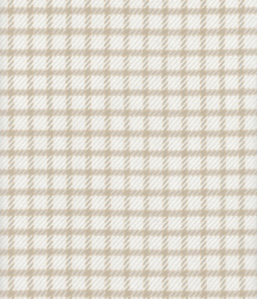 Fontaine White Linen by Roth & Tompkins Fabric - 100% Cotton - India - 15,001-30,000 double rubs - V: .625"  H: .625" - 54" - Fabric Carolina -