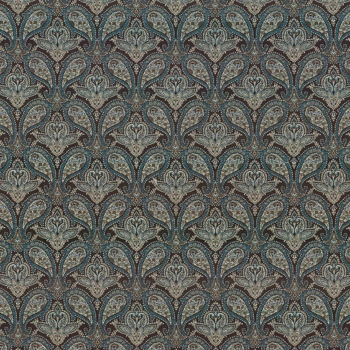 Forcella Moody Blue  by Kasmir Fabric 5073 66% Rayon 34% Polyester  CHINA  </p><p>Repeat: Horizontal: 7 3/8 inches and Vertical: 9 inches 55  - Fabric Carolina -