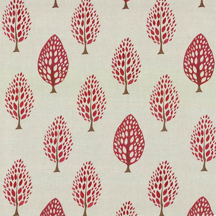 Forestwood Garnet by Kasmir Fabric 8005 72% Linen 19% Viscose 9% Cotton INDIA Not Tested Horizontal: 25 5/8 inches and Vertical: 31 4/8 inches 51 - 55 - Fabric Carolina -