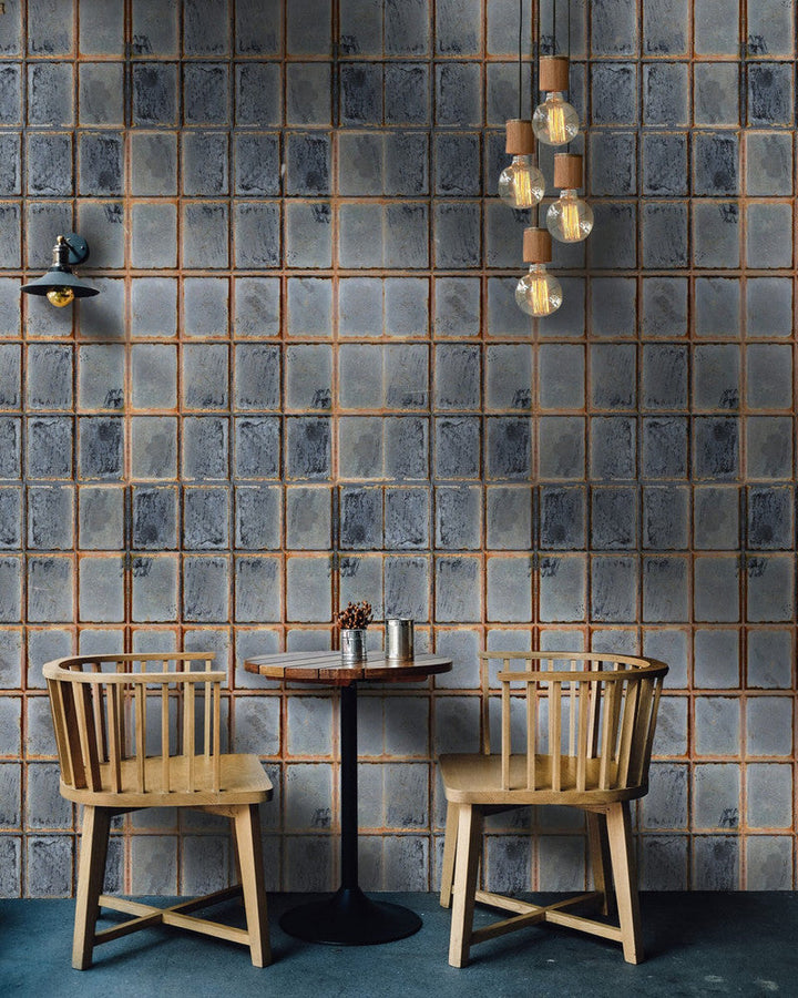 Foundry Wall by Mind the Gap Designer Wallpaper PREMIUM DESIGNER WALLPAPER COLLECTION Non-woven Made in Europe Paste the wall 3 rolls x 20.5 x 3.25 yards - Swanky Fabrics -
