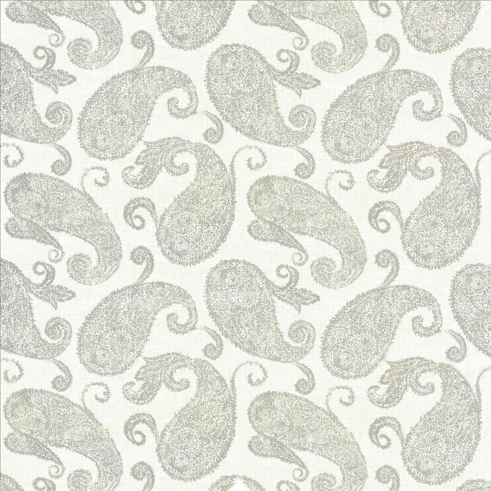 Frascati Paisley Platinum by Kasmir Fabric 5105 55% Linen
45% Viscose
 CHINA </p><p>Repeat: Horizontal: 26 2/8 inches and Vertical: 25 inches 54 - 55 - Fabric Carolina -