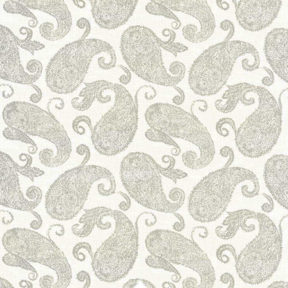 Frascati Paisley Platinum by Kasmir Fabric 5105 55% Linen
45% Viscose
 CHINA </p><p>Repeat: Horizontal: 26 2/8 inches and Vertical: 25 inches 54 - 55 - Fabric Carolina -
