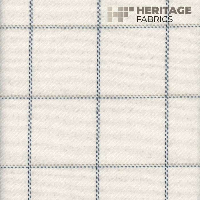 Frazier Slate by Heritage Fabric - 100% Cotton India 30,000 Horizontal: 3" and Vertical: 3" 54" - Fabric Carolina -