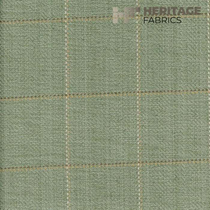 Frazier Thyme by Heritage Designer Fabric - 100% Cotton India 30,000 Horizontal: 3" and Vertical: 3" 54" - Swanky Fabrics -