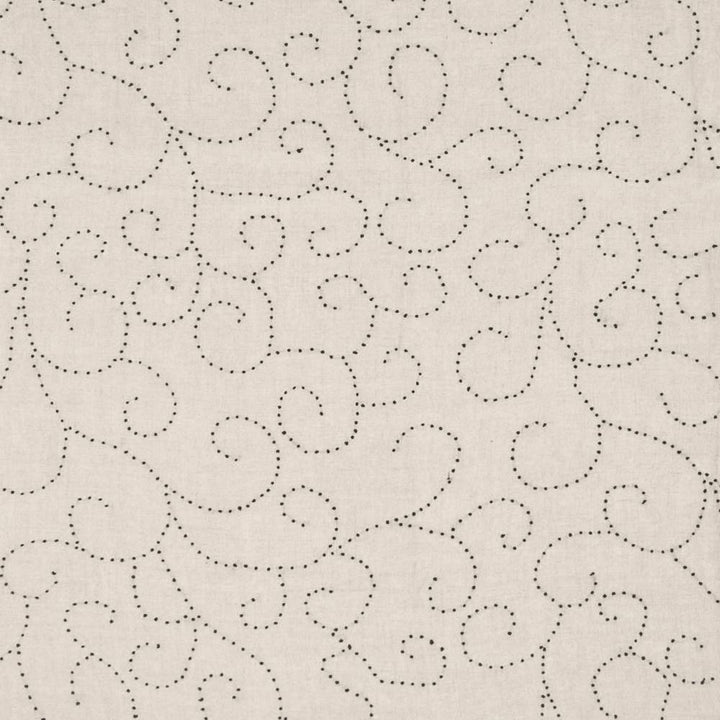 French Knot Black Linen by Kasmir Fabric 1369 100% Linen INDIA Not Tested H: 25 5/8 inches, V:18 4/8 inches 54 - Fabric Carolina - Kasmir