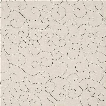 French Knot Black Linen by Kasmir Fabric 1369 100% Linen INDIA Not Tested H: 25 5/8 inches, V: 18 4/8 inches 54 - Fabric Carolina - Kasmir