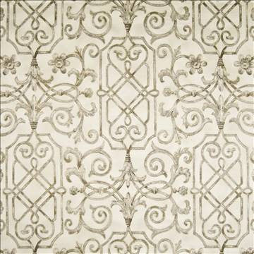 French Quarter Ivory by Kasmir Fabric 1389 100% Cotton PERU 42,000 Wyzenbeek Double Rubs H: 27 inches, V: 27 inches 54 - Fabric Carolina - Kasmir