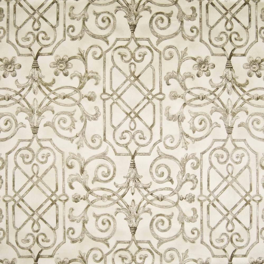 French Quarter Ivory by Kasmir Fabric 1389 100% Cotton PERU 42,000 Wyzenbeek Double Rubs H: 27 inches, V:27 inches 54 - Fabric Carolina - Kasmir