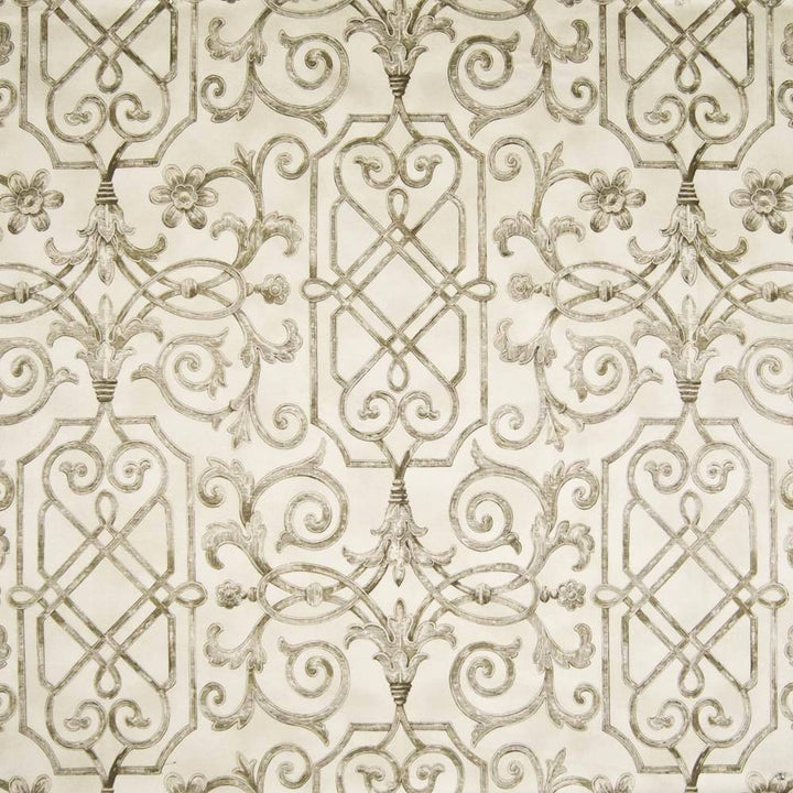 French Quarter Ivory by Kasmir Fabric 1389 100% Cotton PERU 42,000 Wyzenbeek Double Rubs H: 27 inches, V:27 inches 54 - Fabric Carolina - Kasmir