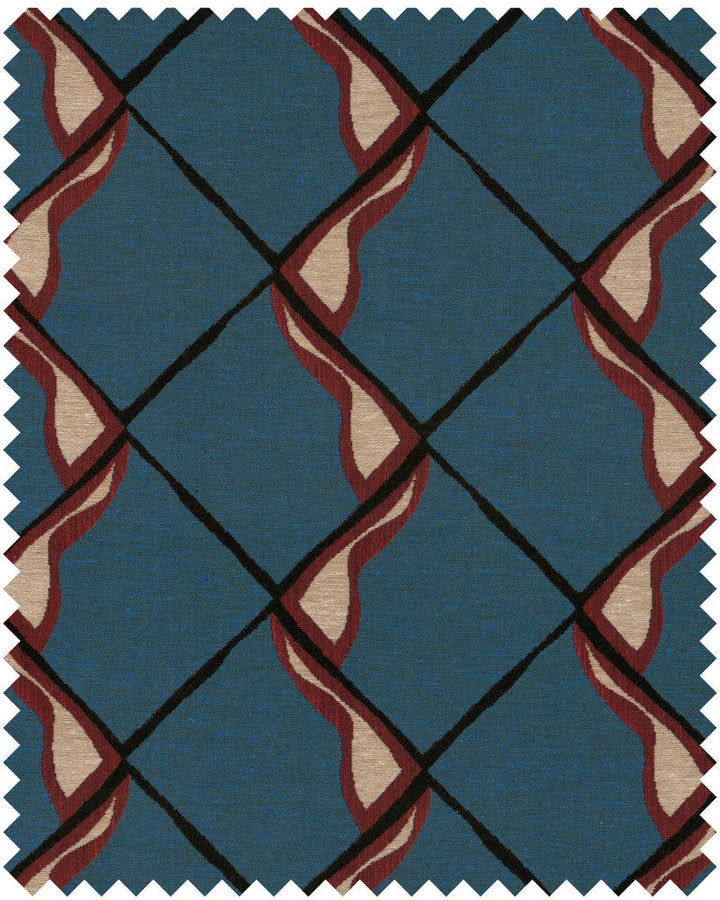 Fresca Woven Fabric by Mind the Gap Designer Fabric LA DOLCE VITA 80% Cotton, 20% other fibres Made in Belgium W 49 x L 56.5 cm / W 19.3 x L 22.3in 57.87 - Swanky Fabrics -