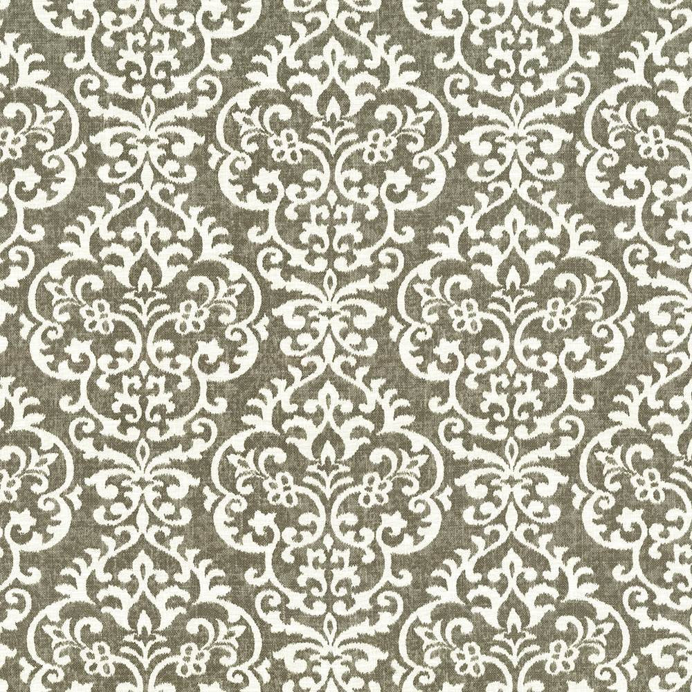 Frescatta Graphite by Kasmir Fabric 5105 75% Cotton
25% Linen
 PAKISTAN </p><p>Repeat: Horizontal: 18 4/8 inches and Vertical: 17 4/8 inches 54 - Fabric Carolina -