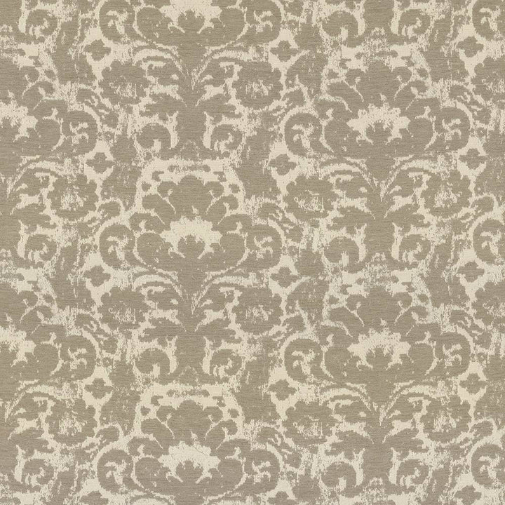 Fresco Damask French Vanilla by Kasmir Fabric 8004 100% Cotton USA 30,000 Wyzenbeek Double Rubs H: 28 2/8 inches, V:18 2/8 inches 54 - Fabric Carolina - Kasmir