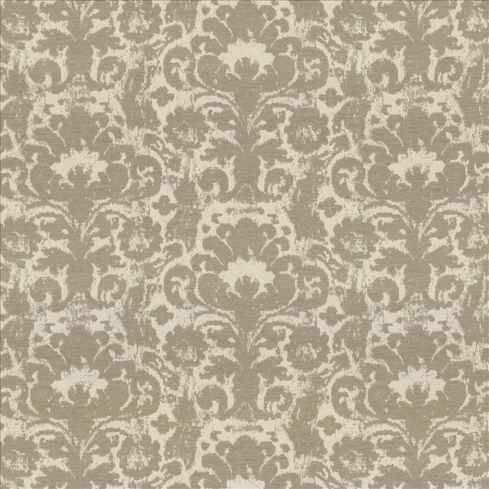 Fresco Damask French Vanilla by Kasmir Fabric 8004 100% Cotton
 USA 30,000 Wyzenbeek Double Rubs Horizontal: 28 2/8 inches and Vertical: 18 2/8 inches 54 - Fabric Carolina -