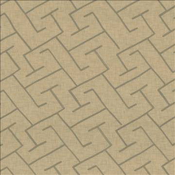 Frette Grey by Kasmir Fabric 5077 100% Polyester Embroidery Contents 100% Polyester CHINA Not Tested H: 13 2/8 inches, V: 11 6/8 inches 58 - 59 - Fabric Carolina - Kasmir