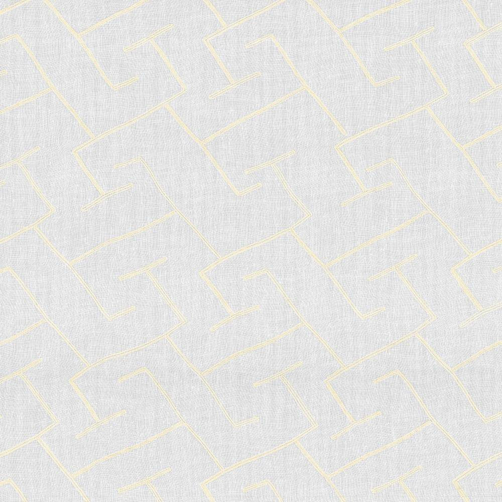 Frette Snowflake by Kasmir Fabric 5077 100% Polyester Embroidery Contents 100% Polyester CHINA Not Tested H: 13 2/8 inches, V:11 6/8 inches 58 - 59 - Fabric Carolina - Kasmir