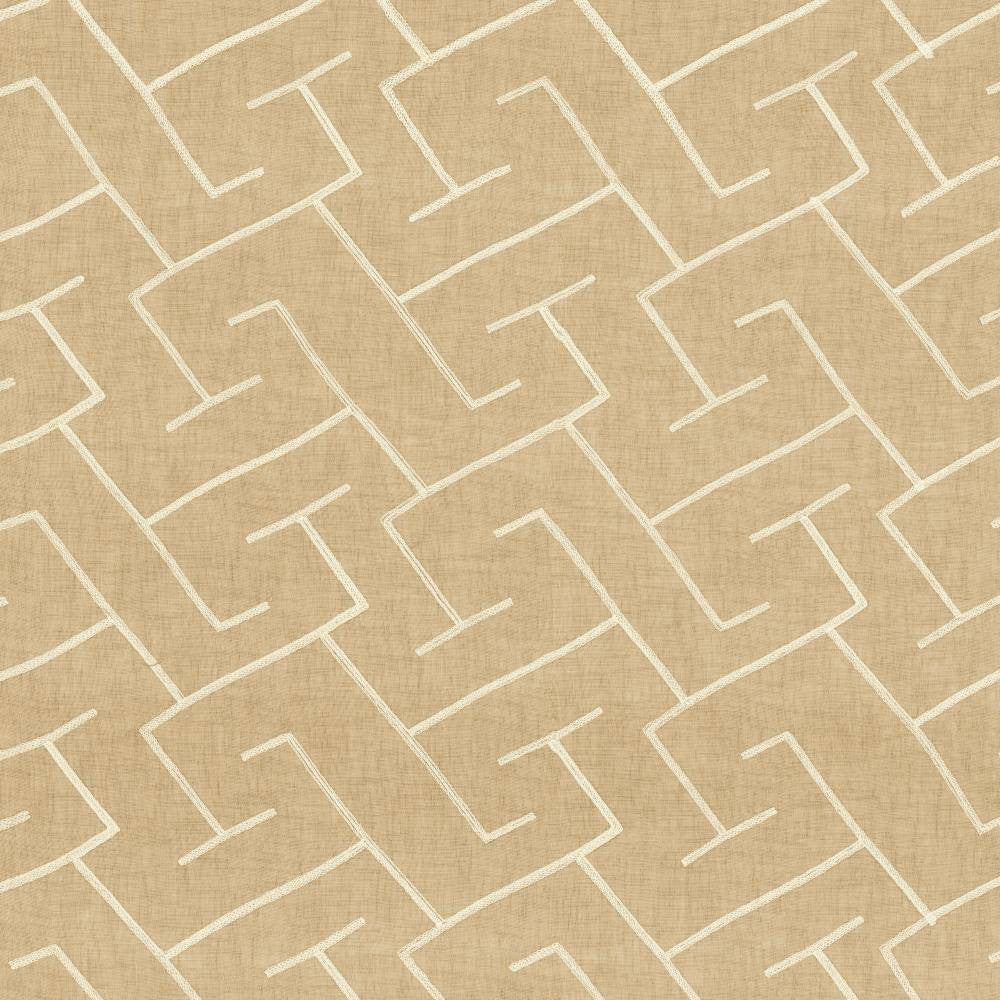 Frette Stone by Kasmir Fabric 5077 100% Polyester Embroidery Contents 100% Polyester CHINA Not Tested H: 13 2/8 inches, V:11 6/8 inches 58 - 59 - Fabric Carolina - Kasmir
