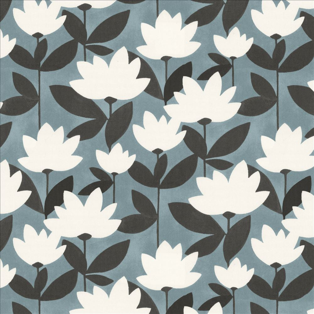 Frisky Floral Indigo by Kasmir Fabric 1467 100% Cotton
 CHINA 12,000 Wyzenbeek Double Rubs </p><p>Repeat: Horizontal: 15 inches and Vertical: 14 2/8 inches 55 - Fabric Carolina -
