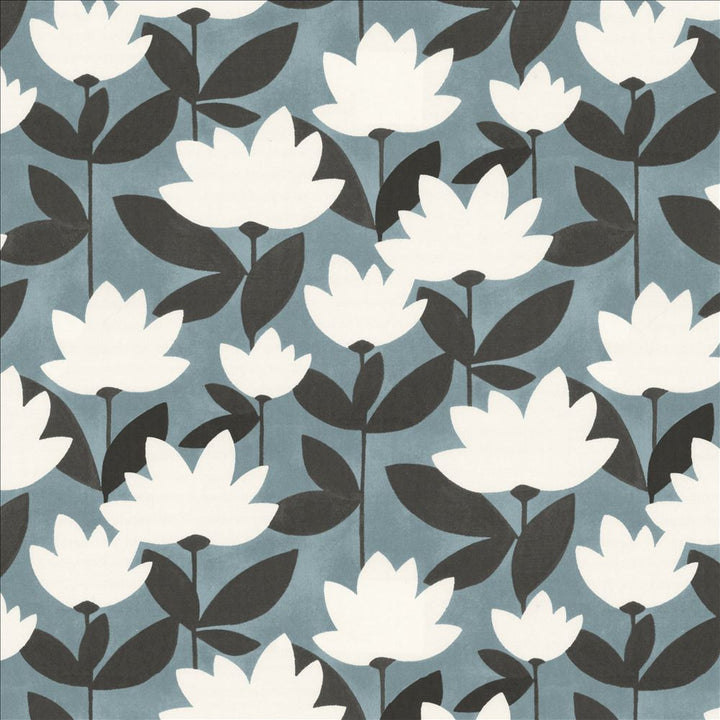 Frisky Floral Indigo by Kasmir Fabric 1467 100% Cotton
 CHINA 12,000 Wyzenbeek Double Rubs </p><p>Repeat: Horizontal: 15 inches and Vertical: 14 2/8 inches 55 - Fabric Carolina -