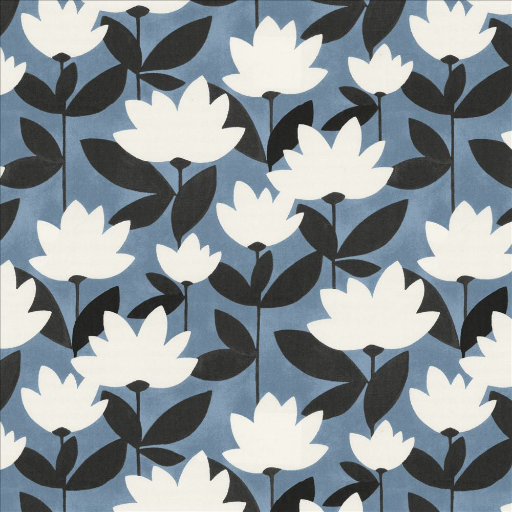 Frisky Floral Indigo by Kasmir Fabric 1467 100% Cotton
 CHINA </p><p>Repeat: Horizontal: 15 inches and Vertical: 14 2/8 inches 55 - Fabric Carolina -
