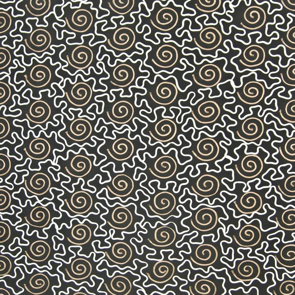 Frittelli Black Walnut by Kasmir Fabric 1369 100% Polyester
 INDIA </p><p>Repeat: Horizontal: 10 4/8 inches and Vertical: 9 inches 54 - Fabric Carolina -