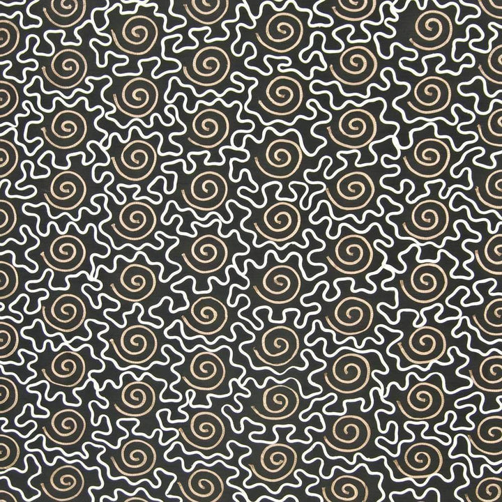 Frittelli Black Walnut by Kasmir Fabric 1369 100% Polyester INDIA Not Tested H: 10 4/8 inches, V:9 inches 54 - Fabric Carolina - Kasmir