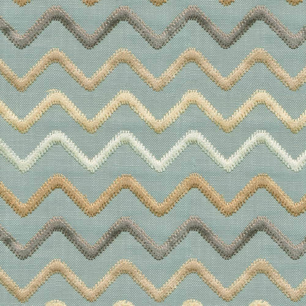 Fuego Flame Robins Egg by Kasmir Fabric 1388 65% Cotton 25% Viscose 10% Linen INDIA 13,000 Wyzenbeek Double Rubs H: 2 inches, V:6 inches 51 - 56 - Fabric Carolina - Kasmir