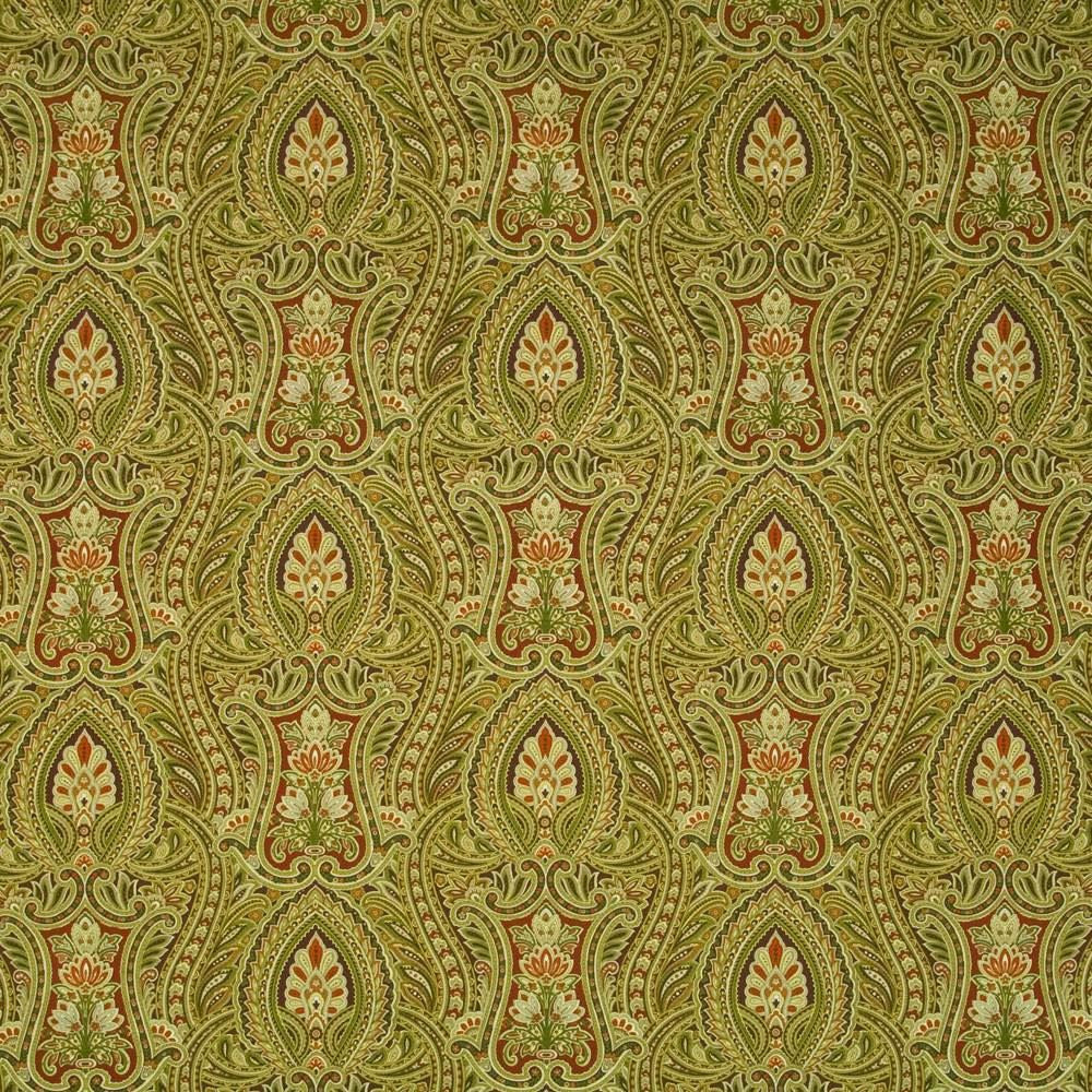 Gadsden Paisley Ginger  by Kasmir Fabric See sample 100% Cotton
 SOUTH KOREA 10,000 Wyzenbeek Double Rubs </p><p>Repeat: Horizontal: 13 4/8 inches and Vertical: 12 4/8 inches 54  - Fabric Carolina -