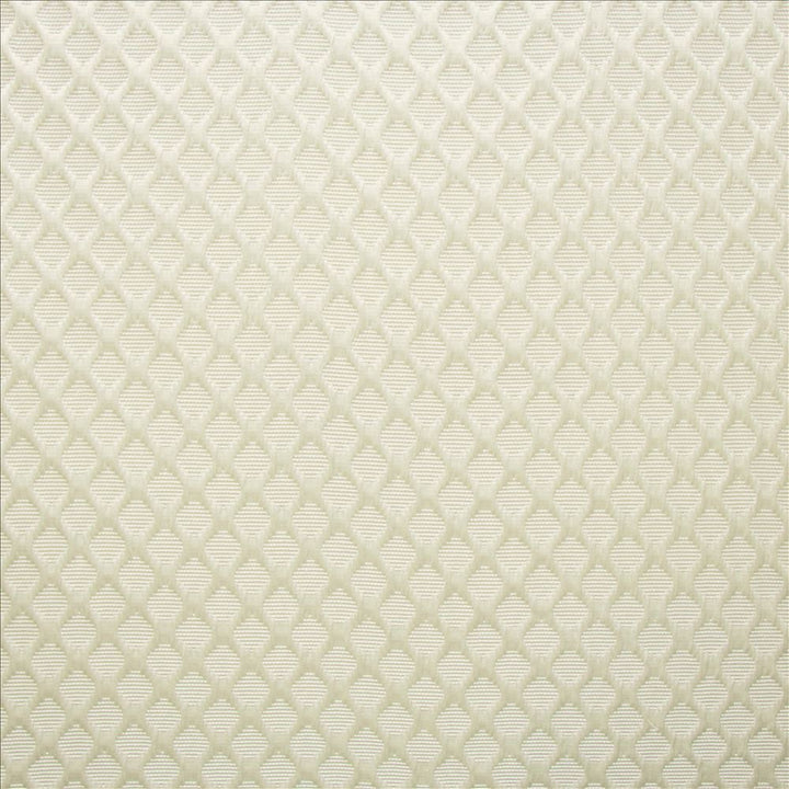 Gaineswood White by Kasmir Fabric 5147 100% Polyester
 INDIA Not Tested </p><p>Repeat: Horizontal: 1 1/8 inches and Vertical: 1 2/8 inches 54 - Fabric Carolina -
