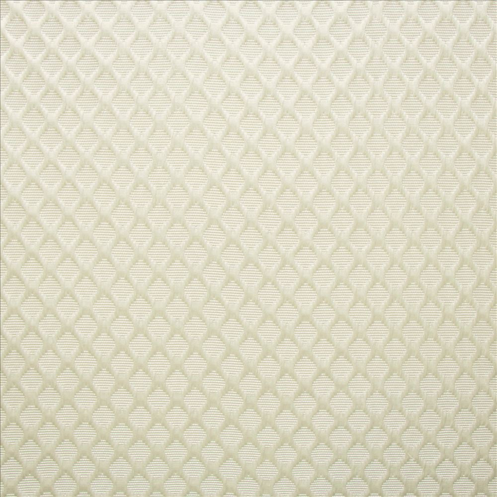 Gaineswood White by Kasmir Fabric 5147 100% Polyester
 INDIA Not Tested Horizontal: 1 1/8 inches and Vertical: 1 2/8 inches 54 - Fabric Carolina -