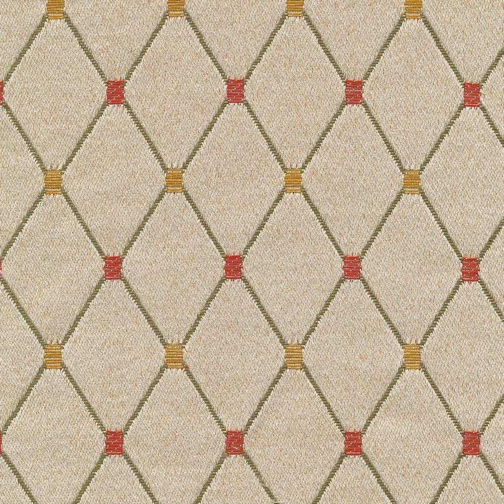 Galena Diamond Peach Melba by Kasmir Fabric 1397 66% Polyester 34% Rayon CHINA 12,000 Wyzenbeek Double Rubs H: 1 1/8 inches, V:1 7/8 inches 54 - 56 - Fabric Carolina - Kasmir