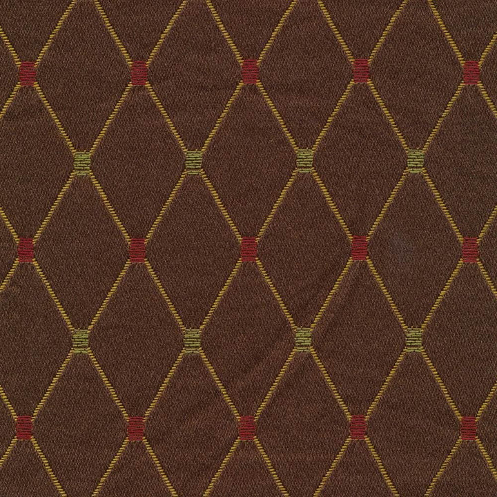 Galena Diamond Spice by Kasmir Fabric 1398 66% Polyester 34% Rayon CHINA 12,000 Wyzenbeek Double Rubs Horizontal: 1 1/8 inches and Vertical: 1 7/8 inches 54 - 56 - Fabric Carolina -