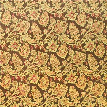 Galena Paisley Spice by Kasmir Fabric 1398 66% Polyester 34% Rayon CHINA 12,000 Wyzenbeek Double Rubs H: 14 4/8 inches, V: 24 3/8 inches 54 - 56 - Fabric Carolina - Kasmir