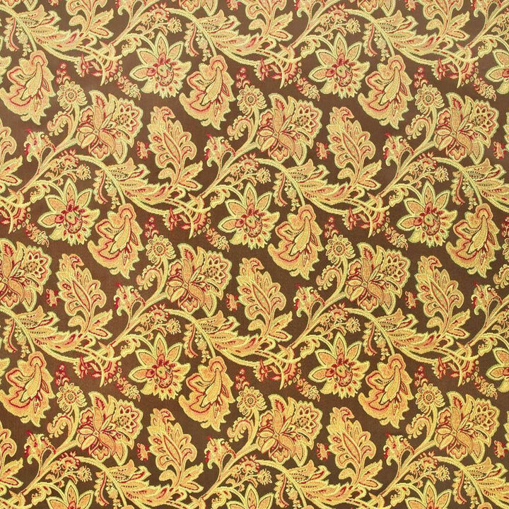 Galena Paisley Spice by Kasmir Fabric 1398 66% Polyester 34% Rayon CHINA 12,000 Wyzenbeek Double Rubs H: 14 4/8 inches, V:24 3/8 inches 54 - 56 - Fabric Carolina - Kasmir