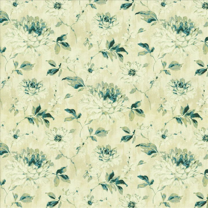 Garden Blossom Tarragon by Kasmir Fabric 1453 100% Polyester
 INDIA 30,000 Wyzenbeek Double Rubs </p><p>Repeat: Horizontal: 27 inches and Vertical: 25 2/8 inches 54 - Fabric Carolina -