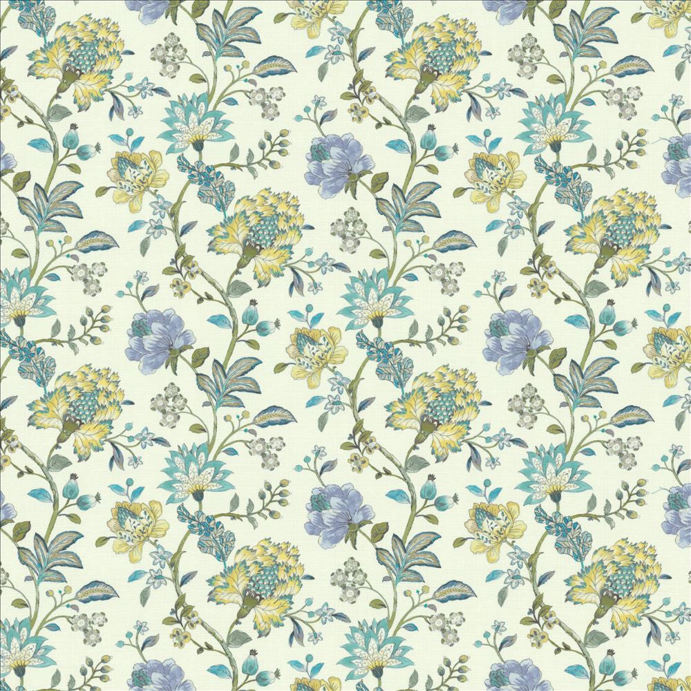 Garden Bouquet Dewdrop by Kasmir Fabric 1455 100% Cotton
 SOUTH KOREA 15,000 Wyzenbeek Double Rubs </p><p>Repeat: Horizontal: 18 inches and Vertical: 17 4/8 inches 54 - Fabric Carolina -
